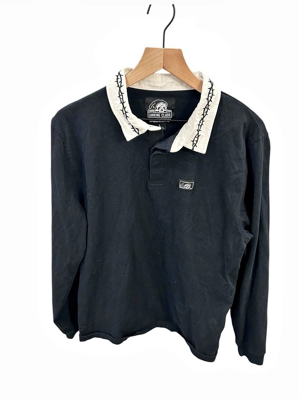 Lurking Class Long Sleeve Polo Shirt – Size L